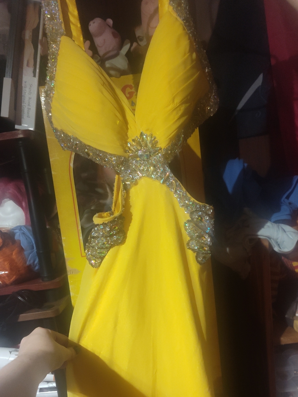Jasz Couture Dress Yellow Size 0
